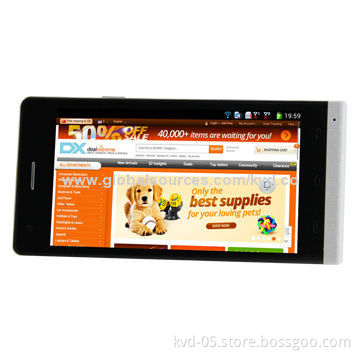 3G Phone with Quad-core 1.3GHz, Android 4.4, 8.0MP/2.0MP